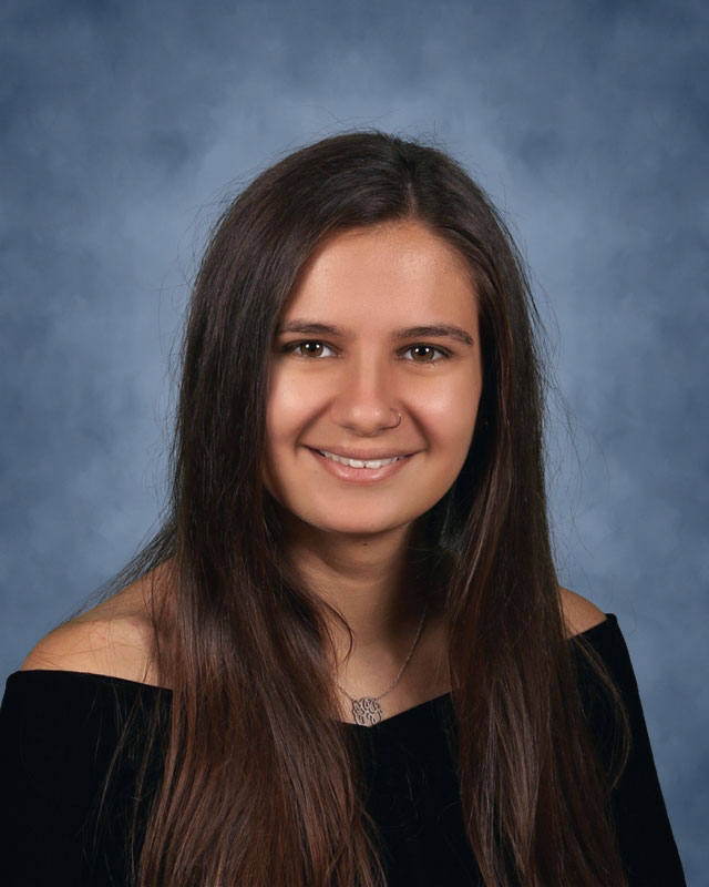 Huntington Class of 2019 member Eliza Engelsher plans to study elementary education at the University of Colorado at Boulder.