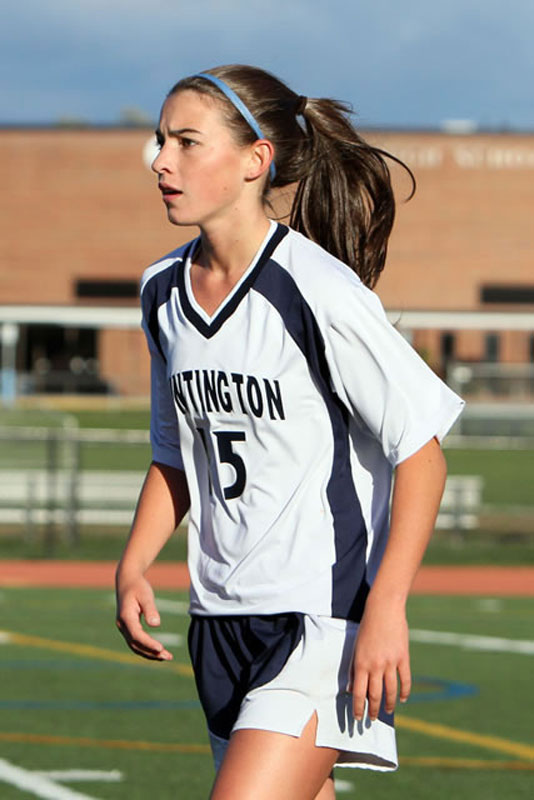 Courtney O'Bryan was a rugged competitor for the Blue Devils. (Photo by Mike Connell.)