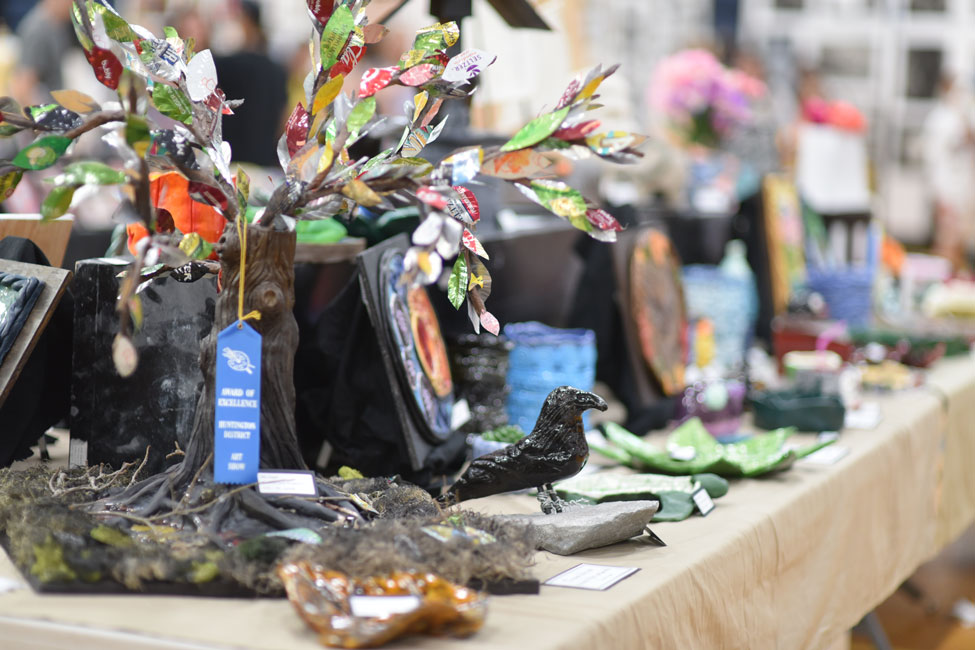 A dazzling array of artwork was on display at the district's annual show 