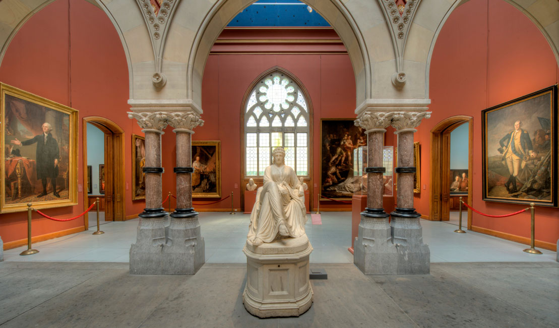The Pennsylvania Academy of Fine Arts' Washington foyer.
