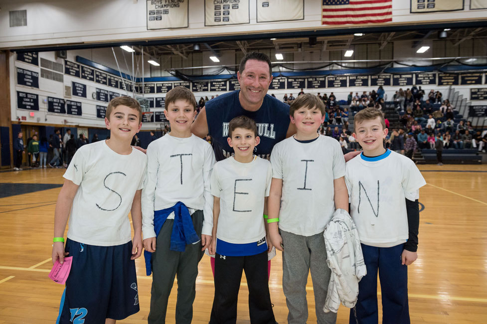 Woodhull Assistant Principal Jarrett Stein at Eli's March Madness in 2017. (Darin Reed photo.)