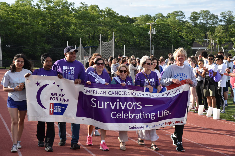 Survivors walked the ceremonial first lap at the opening ceremony (5)