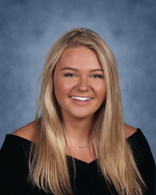Huntington High School senior Christie Baade.