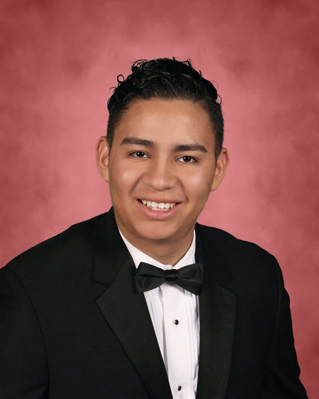 Huntington senior Carlos Giron is headed to Nassau Community College to study math.