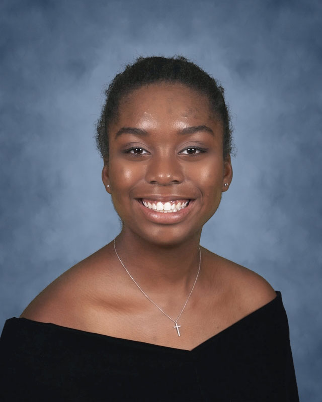 Huntington High School senior Arielle Harvey.
