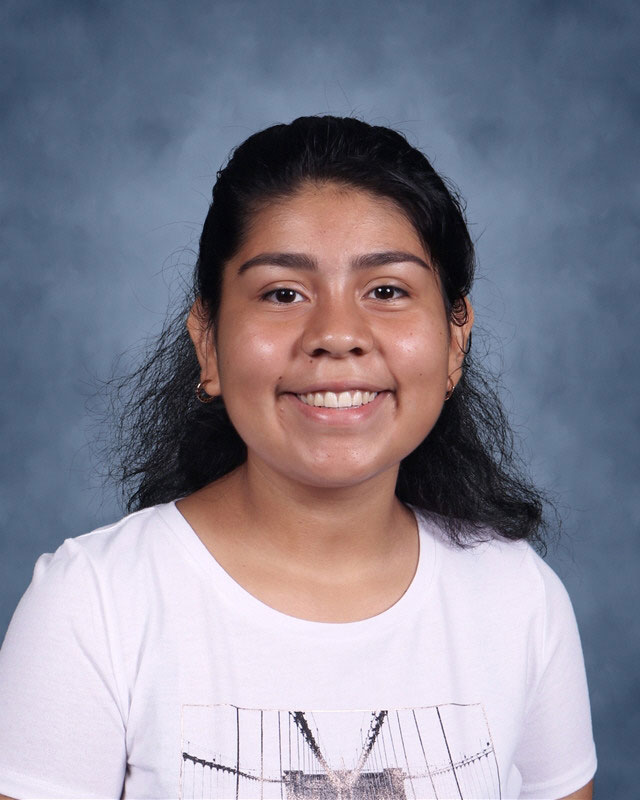 Huntington junior Sulma Campos won first place in the Victor Baptiste Essay Contest.