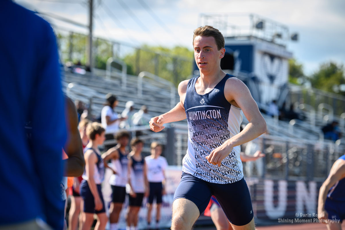 Justin Stevens has qualified for the state track championships in Middletown.