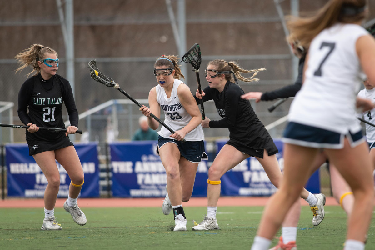 Abby Maichin has scored 150 goals in three years on the varsity. (Darin Reed photo.)