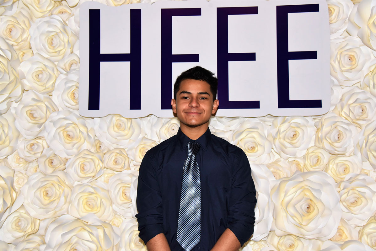 Candido Martinez at the Huntington Foundation's annual gala at OHEKA Castle.