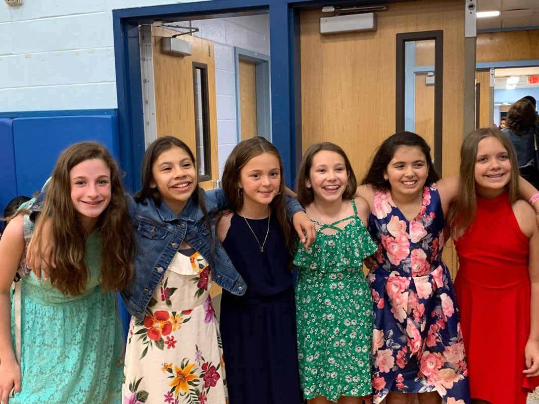 Jack Abrams STEM Magnet School's Class of 2019 is a happy group of youngsters