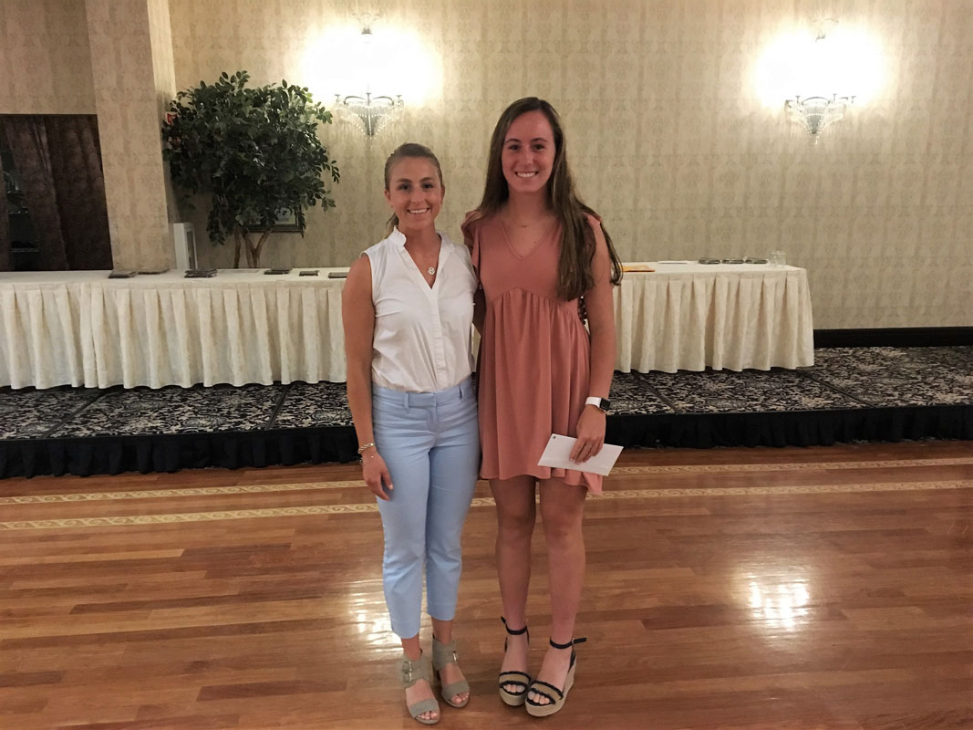 Blue Devil head coach Beth Vogelsang nominated senior Paige Lennon for the LI Metropolitan Lacrosse Foundation scholarship award.