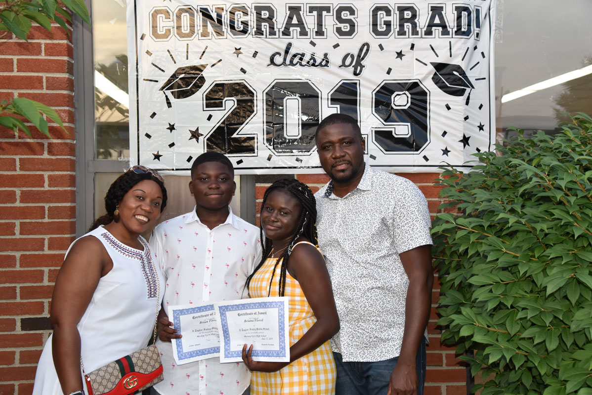 Families were proud of the Finley graduates.