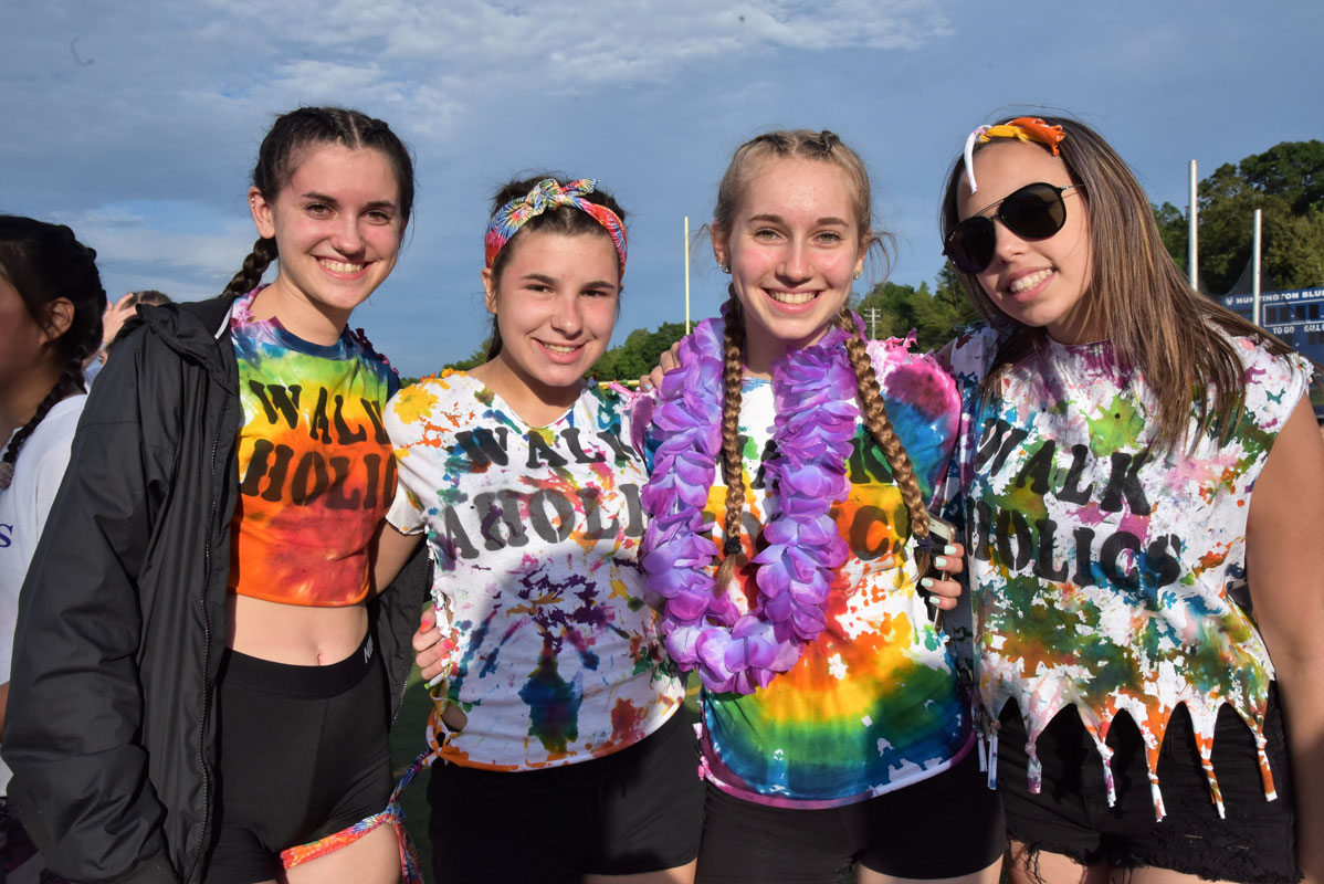  Many teams wore colorful shirts as the energetically embraced this year's Relay For Life 