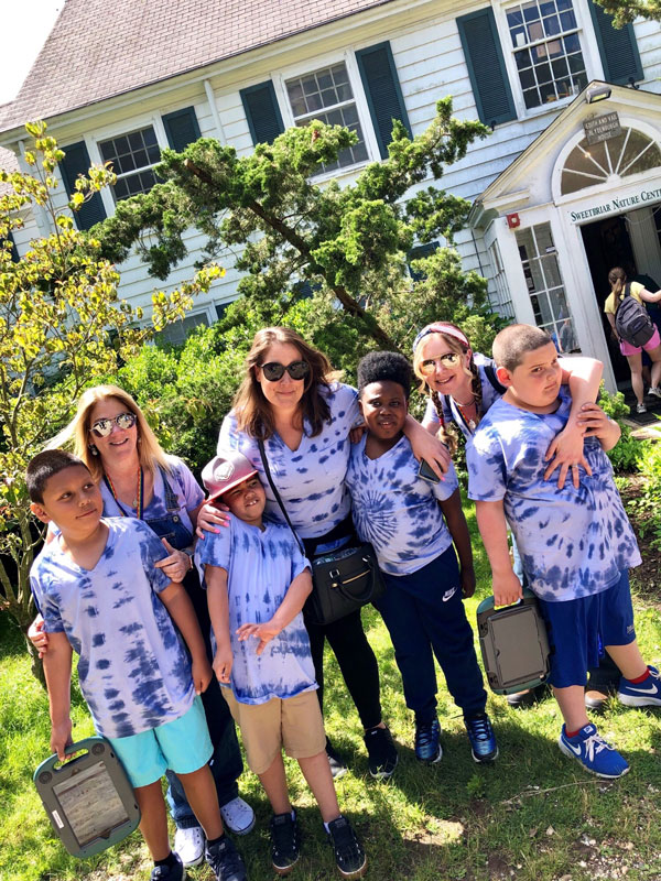Sweetbriar Nature Center in Smithtown gave the second graders a unique learning experience