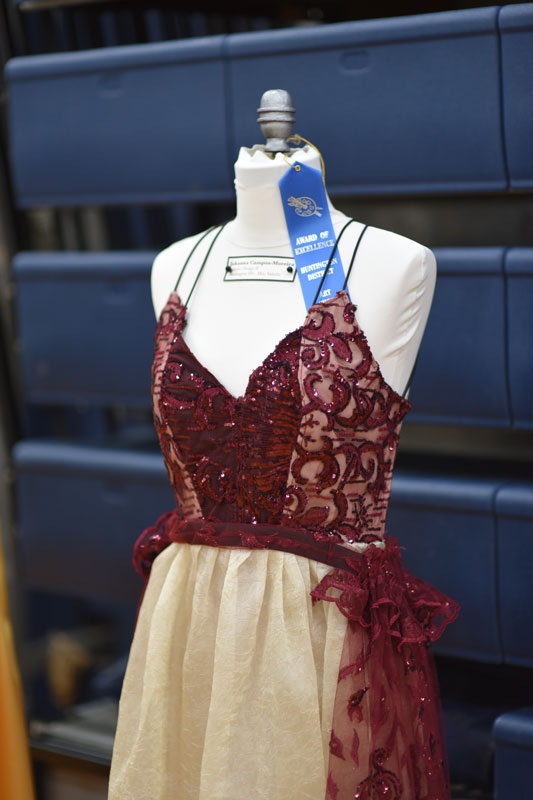 Several gorgeous fashion designs also won awards.