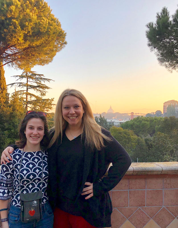 Katie Riley and Camille Tedeschi have traveled together to the Galapagos Islands and Italy.