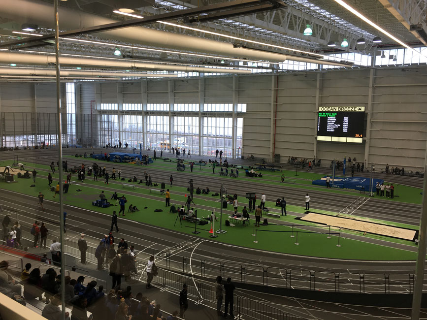 The state championships will be held at the Ocean Breeze complex at Staten Island 