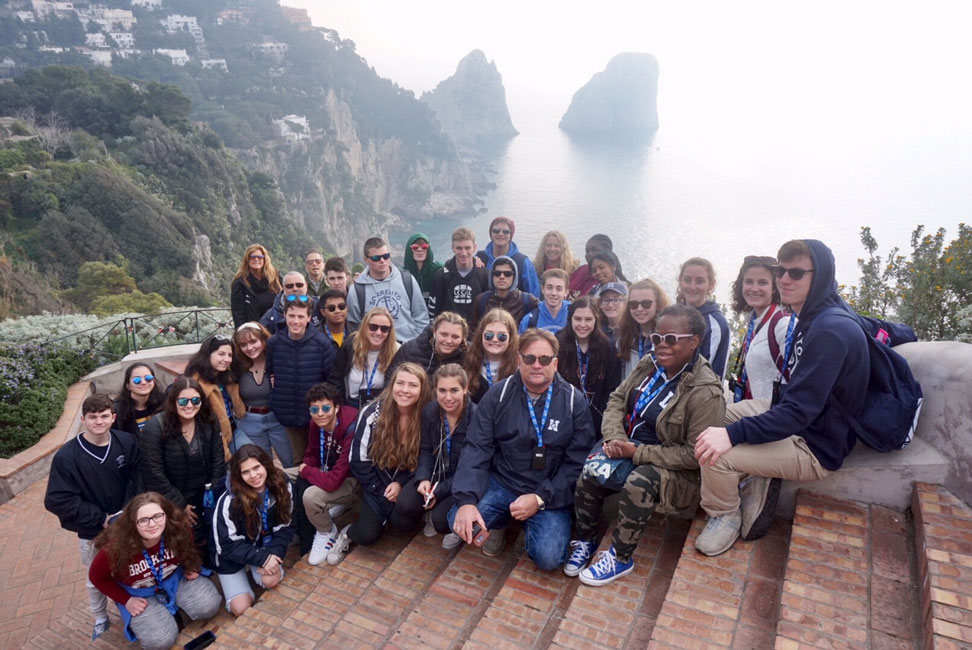 There was never a dull moment during the trip to Italy