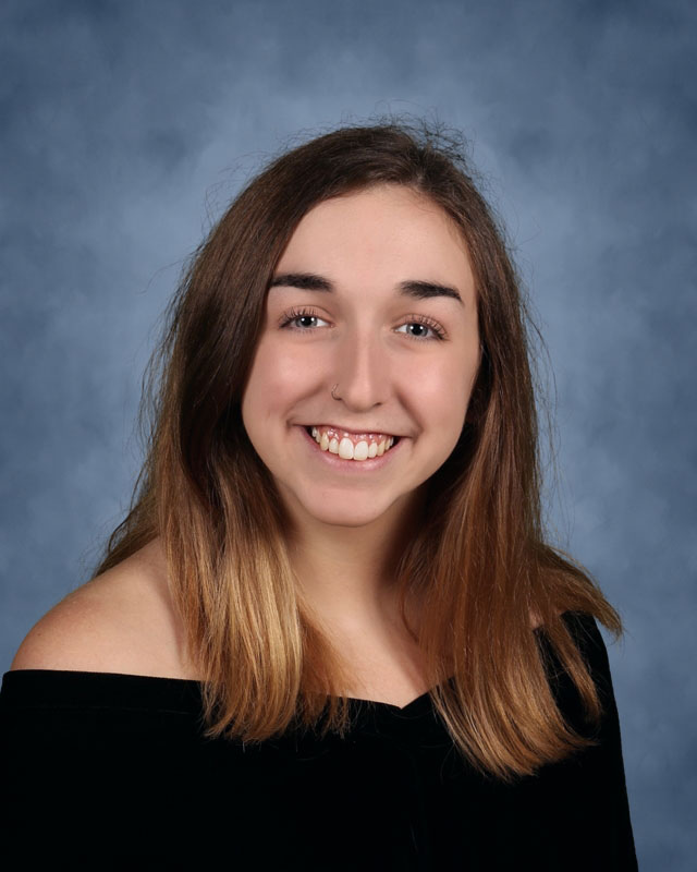 Huntington High School senior Isabella Cahill.
