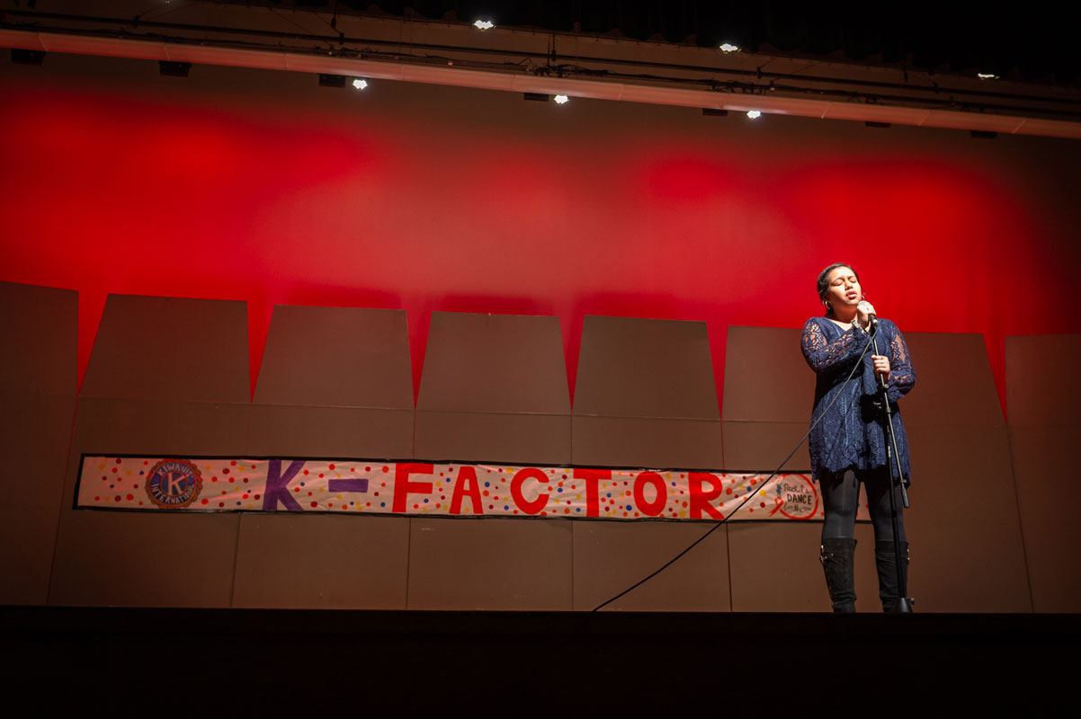 Freshman Ashley Genao gave a stirring performance. (Darin Reed photo.)