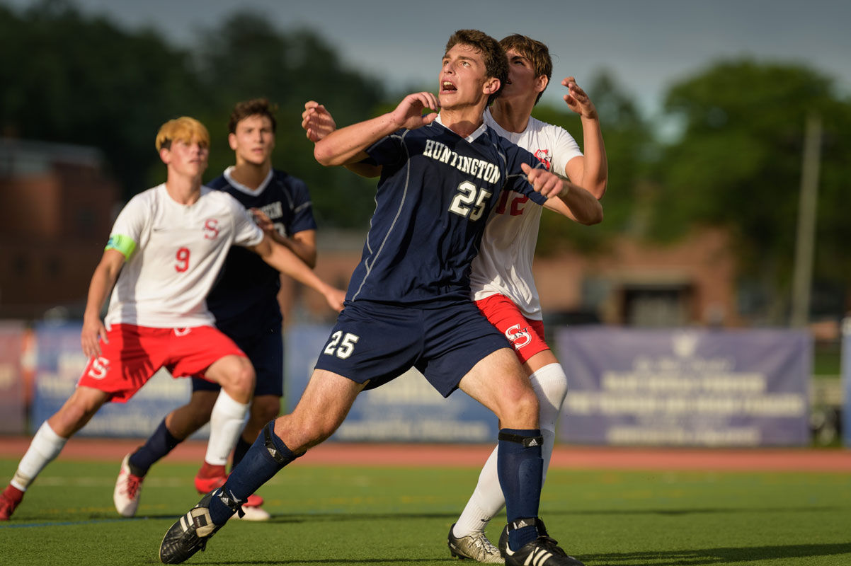 Julien Rentsch has been splendid for Huntington this fall. (Darin Reed photo.