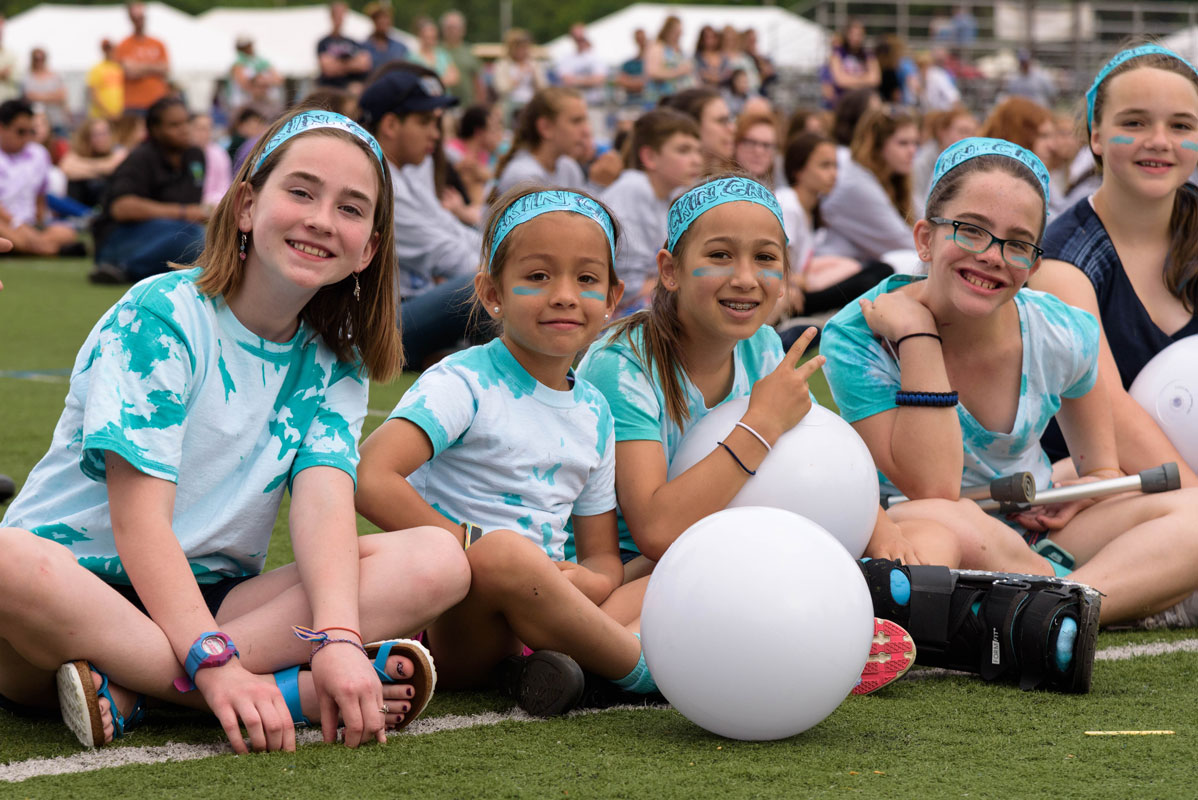 Kids of all ages participate in Huntington's Relay For Life. (Darin Reed photo.)