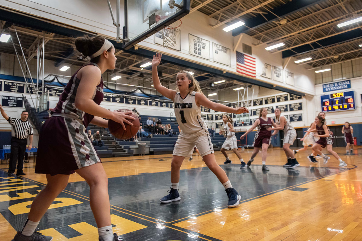 Eighth grader Gianna Forte (No. 1) is a New York State Scholar Athlete. (Darin Reed photo.)