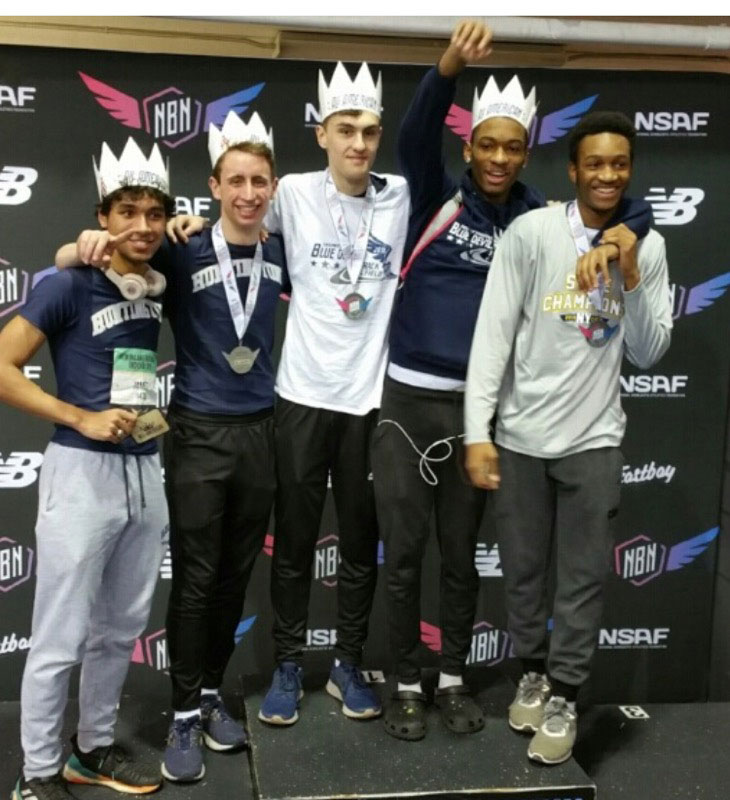 Huntington's 4x400m relay captured All-American honors at the New Balance Nationals Indoor.