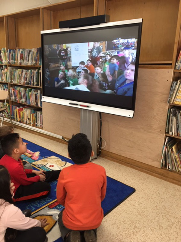 Washington School third graders had a blast video conferencing with Syracuse area students.