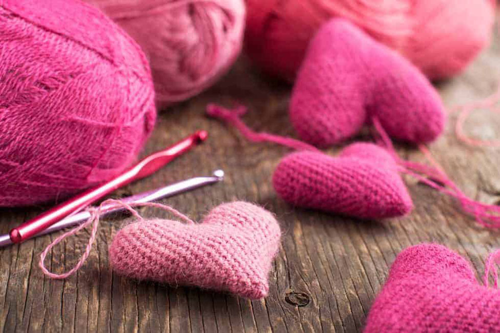A group of Huntington High School students crocheted for a good cause.