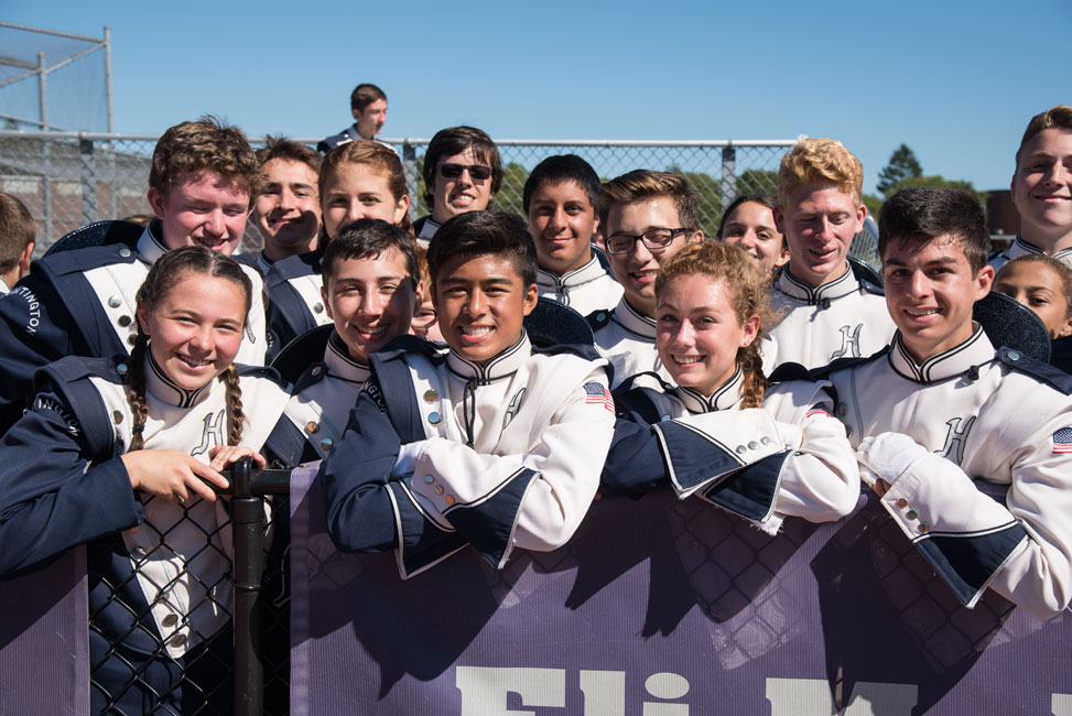 The proposed budget funds the Blue Devil marching band. (Darin Reed photo.)