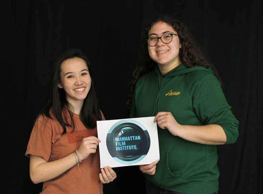 Jennifer Low and Caitlyn Palmero will participate in the Manhattan Film Institute's Director's Gold summer program. 