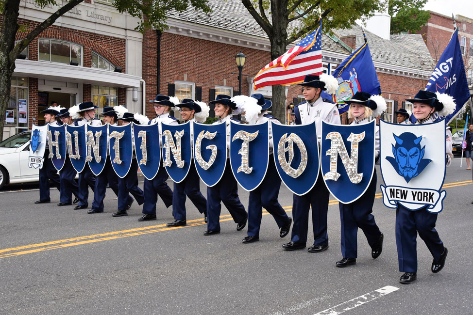 The Blue Devil marching band will once again lead the 2019 Huntington Homecoming Day parade.