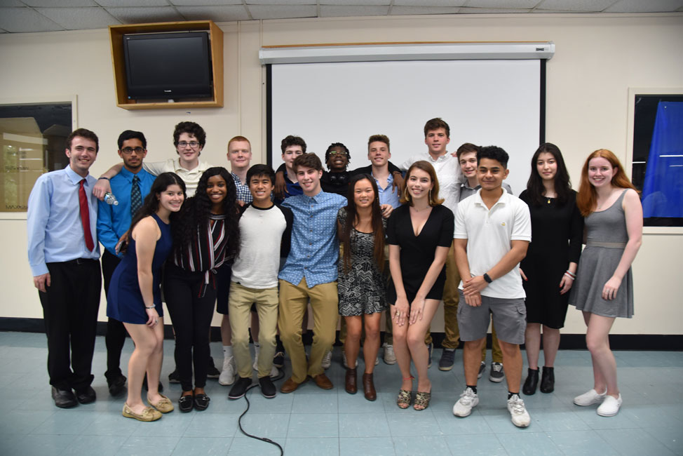 The Huntington High School science research program celebrated its graduating seniors at a symposium.