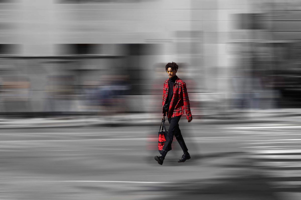 Huntington's Andy Ulloa won honors in the Huntington Camera Club photography contest for his Walking on Fashion photo.