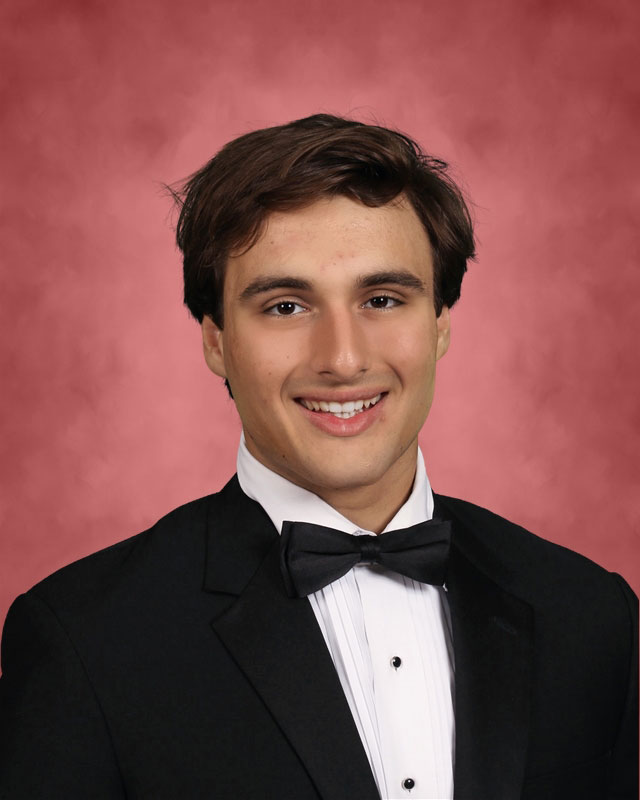 Huntington High School senior Bryce Criscuola.