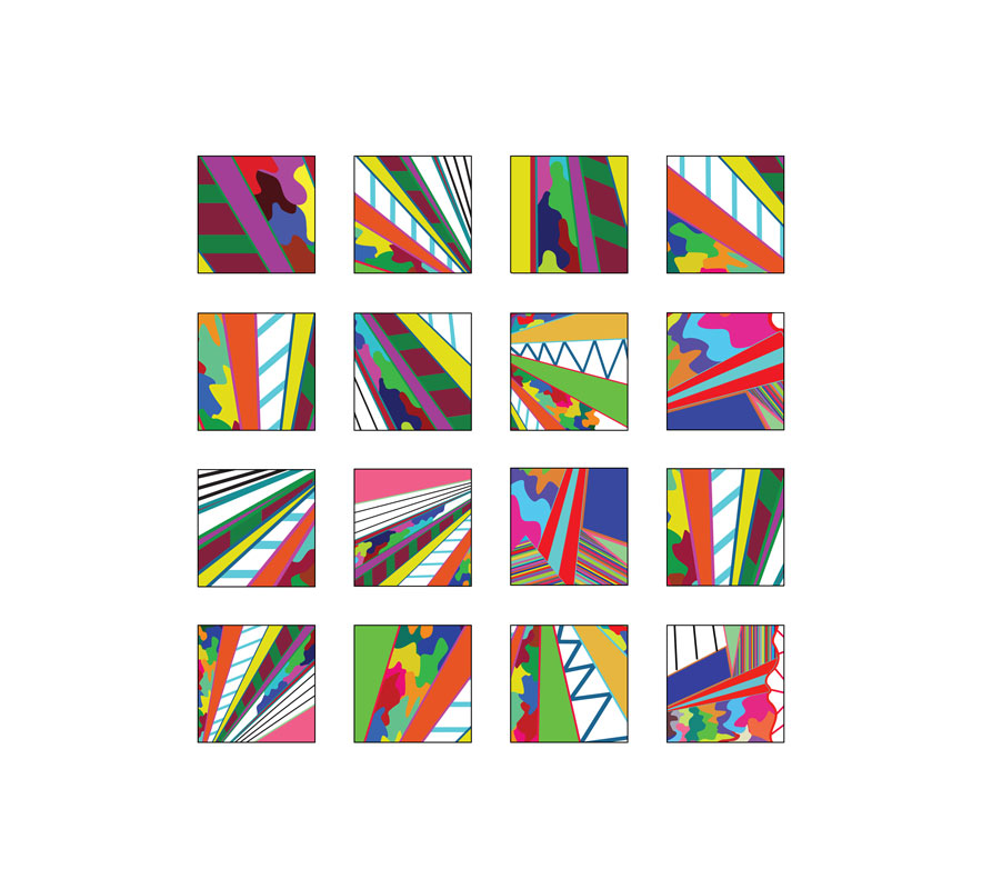 Jonah Anastos' digital art piece titled 4² is on display at the LI Best exhibit.