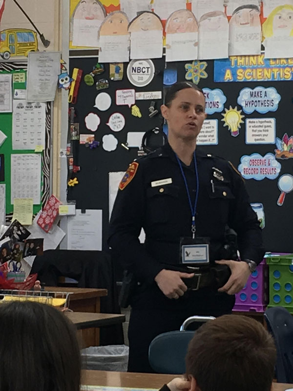 Professionals from a wide array of career fields discussed their occupations with the Woodhull School students.