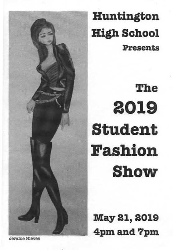 This year's fashion show program features artwork created by Jeraine Nieves.