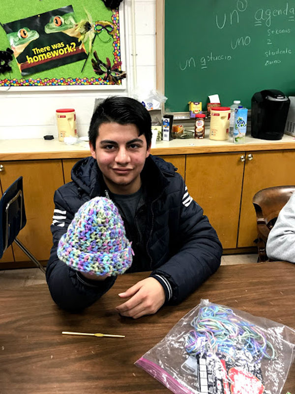 The Huntington students embraced the project and worked hard to make it a success.