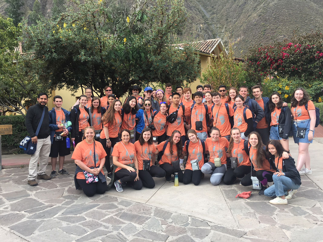 Students and trip leaders were all entranced by Peru's natural beauty and stunning history.