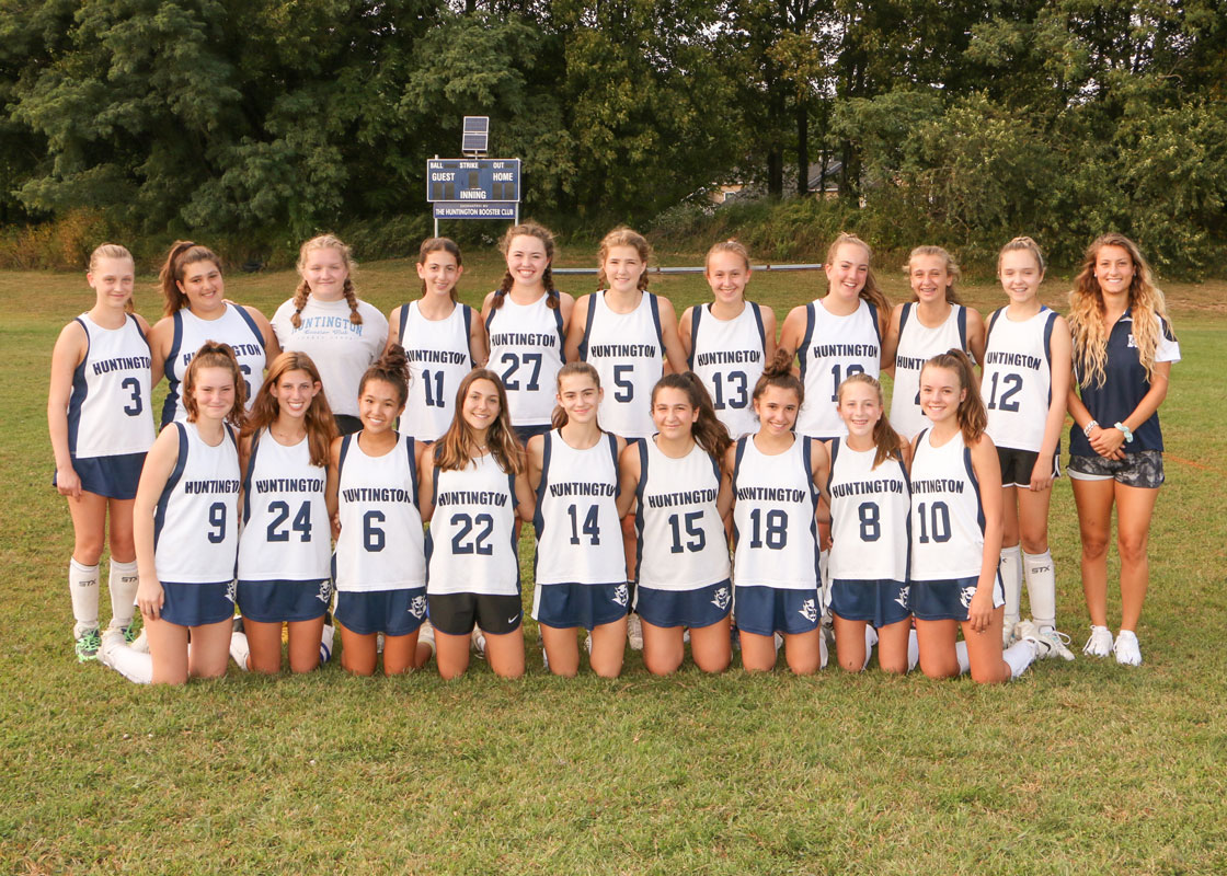 The 2019 Huntington High School junior varsity field hockey team.