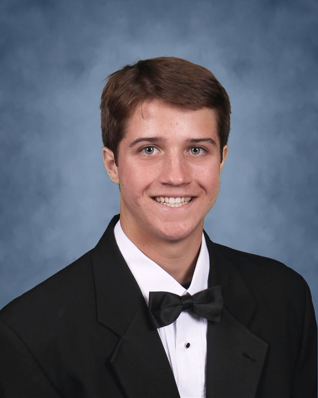 Huntington High School senior Patrick Langton