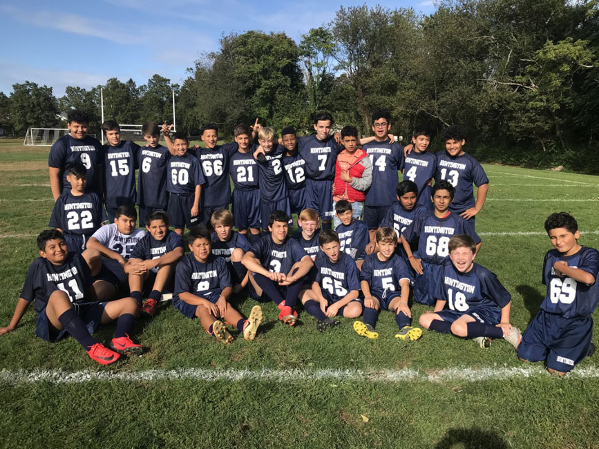 The powerful Finley boys' soccer team coached by Alex Nelson.