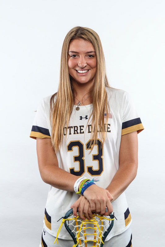  Huntington senior Abby Maichin signed an NCAA Division I letter of intent to play lacrosse at Notre Dame  