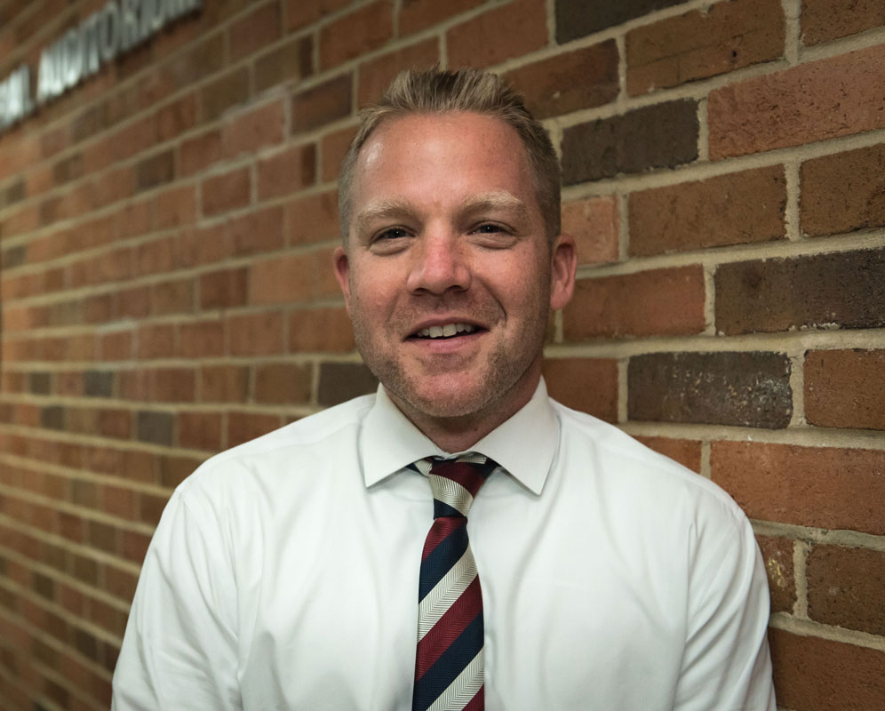  Southdown Primary School Principal Scott Oshrin. (Darin Reed photo.) 