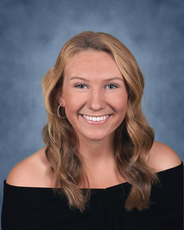  Huntington High School senior Holly Wright. 