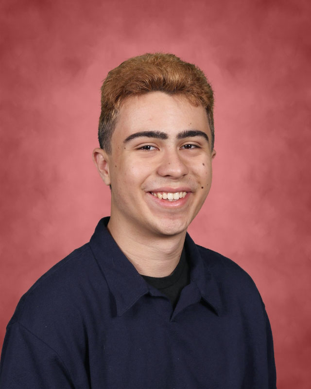 Huntington Dispatch co-editor in chief and layout editor Lucas Kelly.