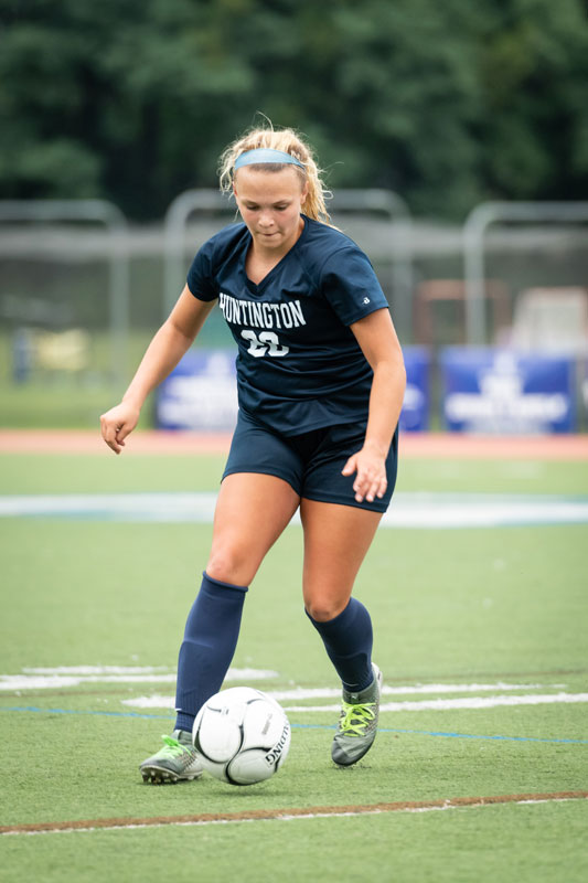 Huntington sophomore Teddi Carnesi is a New York State Scholar Athlete. (Darin Reed photo.)