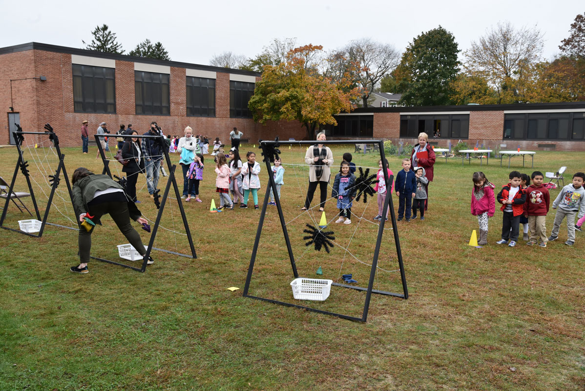 There were all sorts of games to challenge the youngsters